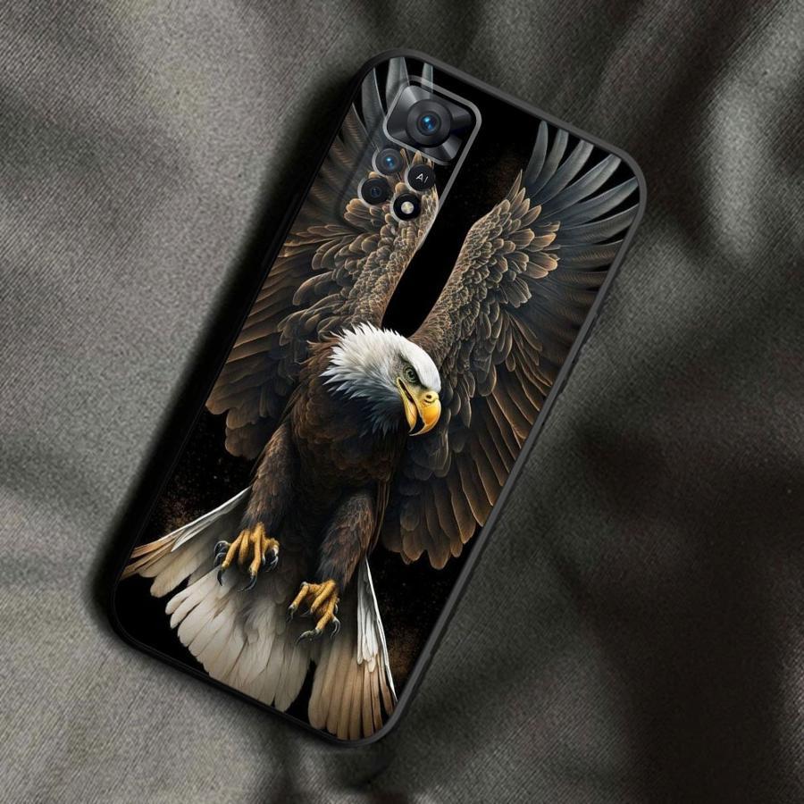 TEMU Black Phone Case For Redmi Note 13 Pro 12s 10 5g 11 13pro 12pro 10s 11pro Shell Cover Haliaeetus Albicilla Animal