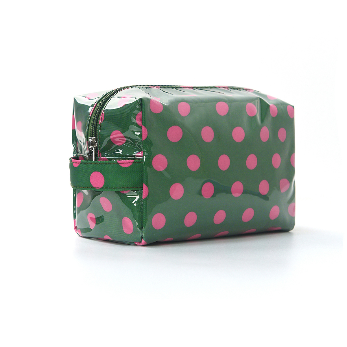 TEMU Large-capacity Polka Dot Makeup Bag, Makeup Bag, Portable Travel Toiletries With Handle, Multi-functional Toiletries Storage Bag, Cute Polka Dot