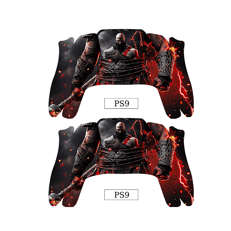 2pcs Stickers pour Manette Sony PlayStation 5 - Couverture Complète, Finition Mate Anti-Traces de Doigts & Anti-Rayures, Compatible avec PS5/Elite Edition, Protection Manette, Accessoire Gaming, Accessoires Gaming, Articles Gaming, Bricolage Gaming