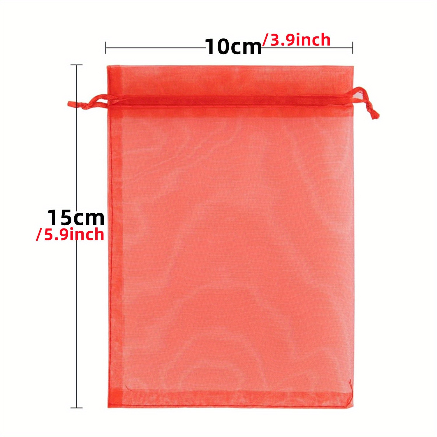 Gift For Her/him 50pcs Organza Bags Random Mesh Organza Jewelry Bags Drawstring, Small Drawstring Favor Pouches Christmas Candy Wedding Birthday Party Bags For Gift (mixed Color), Halloween