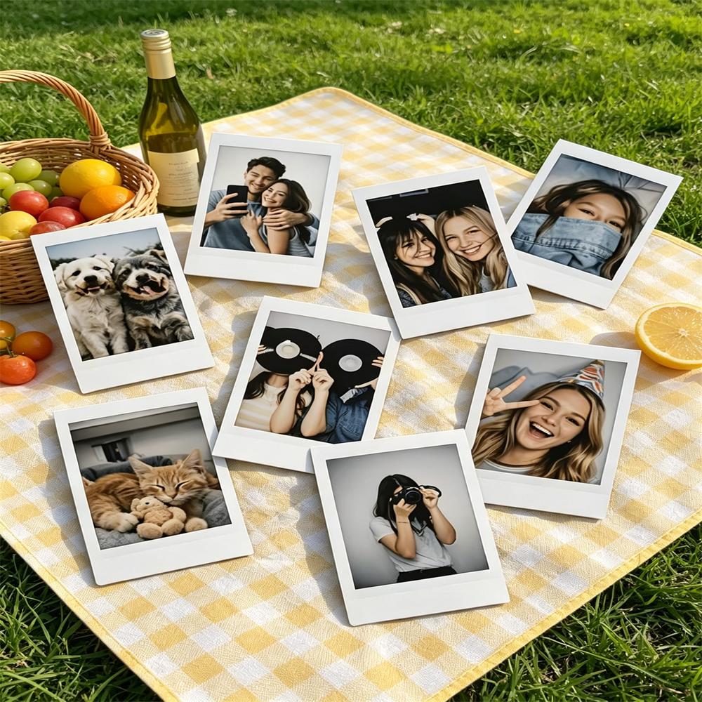 TEMU Christmas Photographs Mini Hd Custom Photos, Self- Polaroid-style Photos, Valentine's Day Photos, Anniversary Photos, Birthday Photos. Ideal For