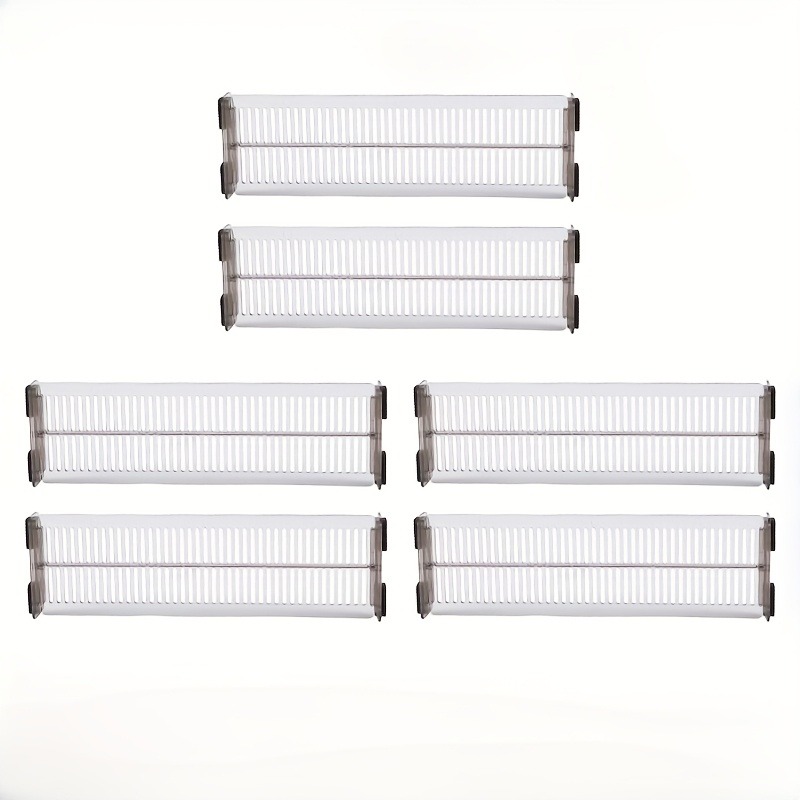 5pcs Adjustable Drawer Divider Set for Home Organization