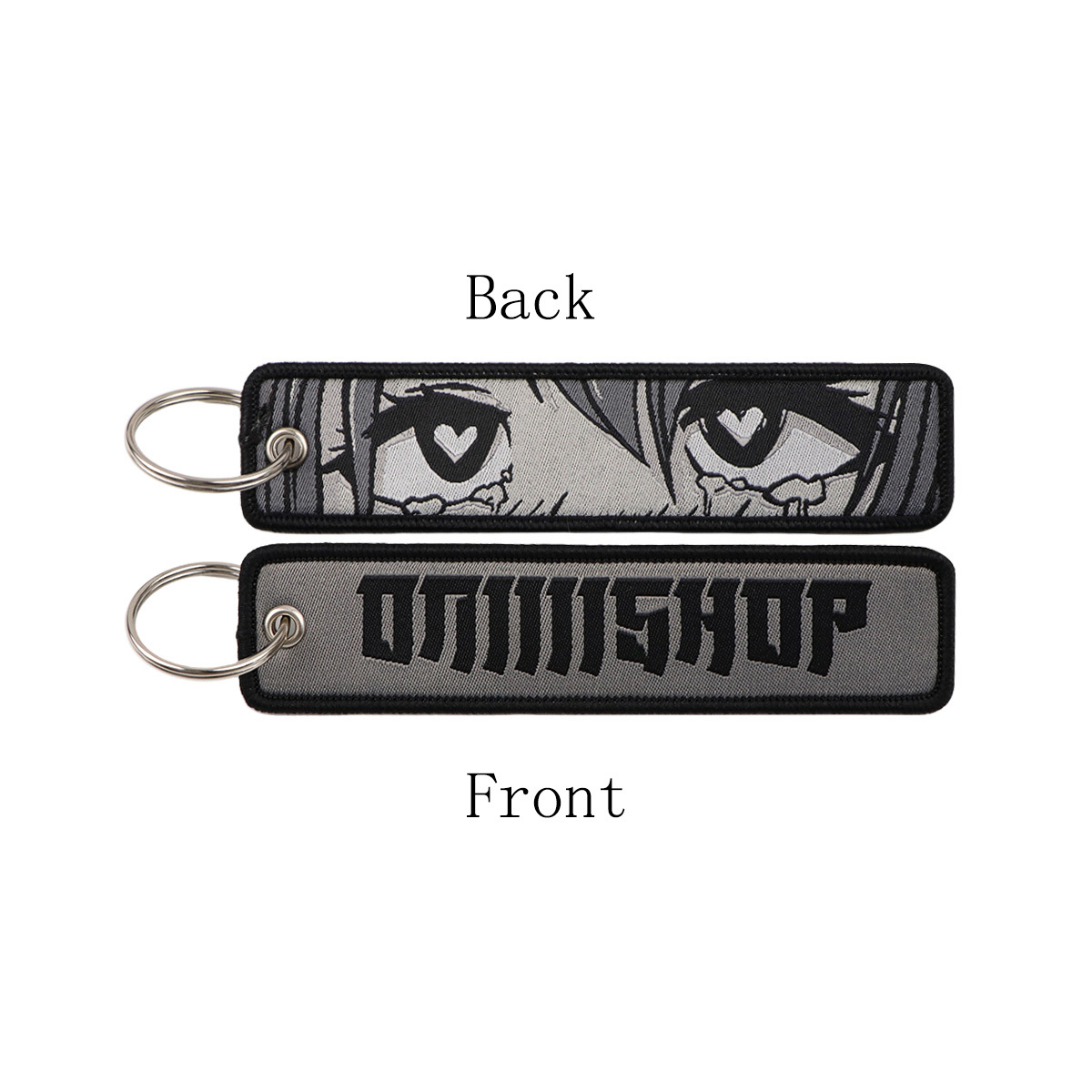 1pc Anime Fashion Embroidered Key Tag Motorcycles Cars Backpack Keychain For Key Ring Gifts