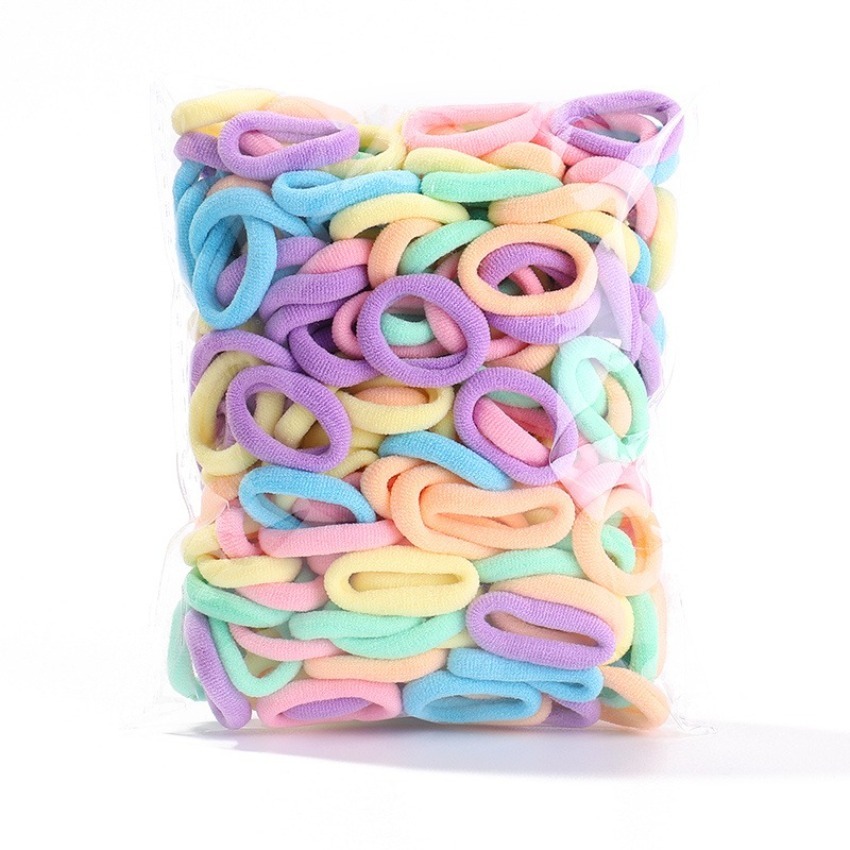 213pcs Colorful Elastic Hair Ties for Ponytails and Loops