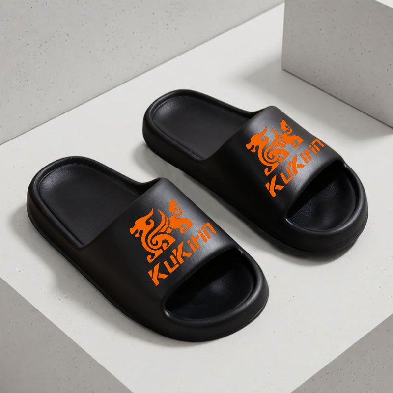 TEMU 1pc Printed Slippers, Lounge Slippers, Plus-size Slippers, Outdoor Slippers, Beach Slippers, Unisex, Suitable For Outdoor Activities, Travel,