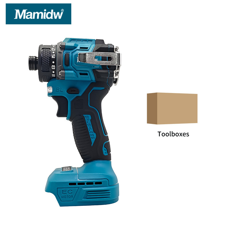 Image of Brushless Impact Driver, Cordless Impact Screwdriver Compatible With For Makita 18v Battery (tool ), 380nm Max Torque, 3250rpm Speed, Reverse , Hex & Led Light For Home And Construction