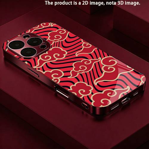 item picture phone case starry burgundy electroplated tempered glass phone case suitable for iphone air 17 pro 17 pro 16 pro max plus 15 pro 15 pro max 14 14 plus 14 pro