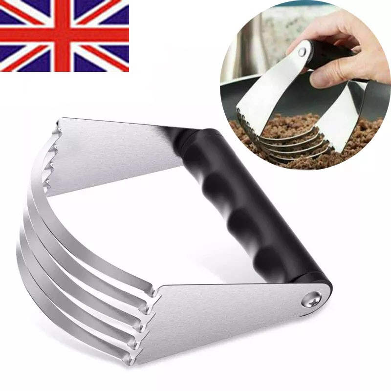 TEMU New Stainless Steel Dough Blender Butter Pastry Mixer Cutter Whisk Cake Baking-tools