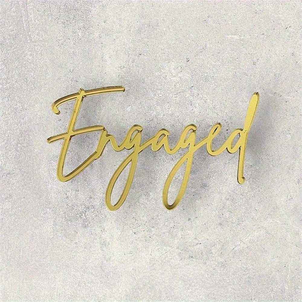 TEMU 1pc Custom Acrylic Cake Decoration, Custom Name Cake Stand For Bride And Wedding Party Decor, Birthday Celebration Cake Decoration, Valentine's