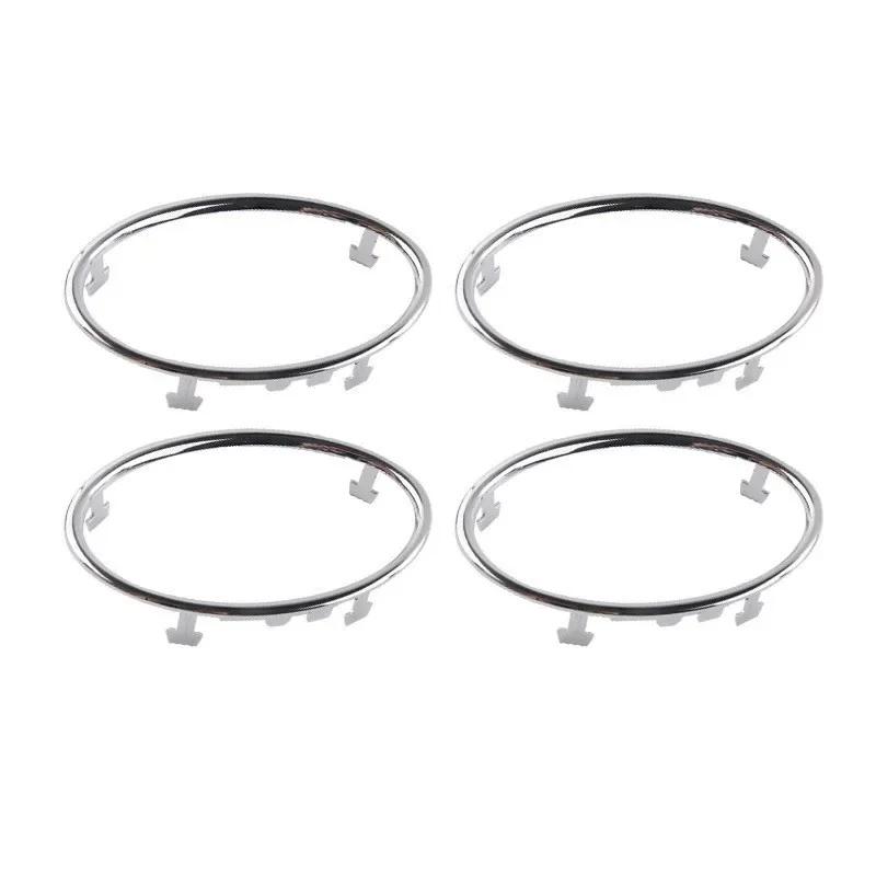 TEMU Set Of 4 Decorative Circle Ring Stickers For The Air Conditioning Outlets In For Ford Focus 2 Mk2 Models From 2005 To 2013, Designed As Auto