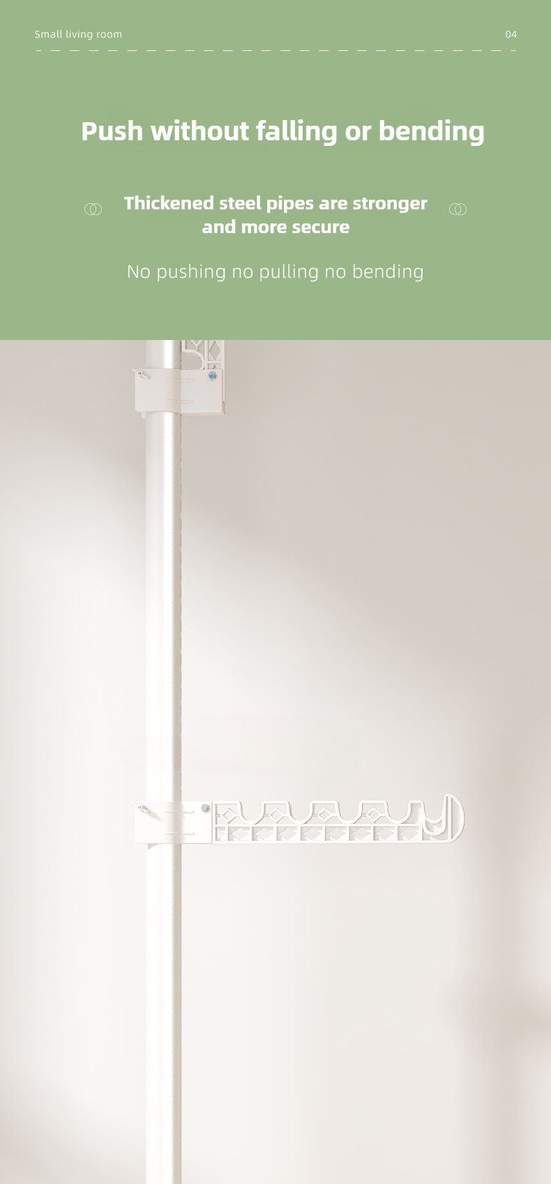 plassbesparende rustfritt stål klesstativ boring - Temu Norway, image size:790x1696