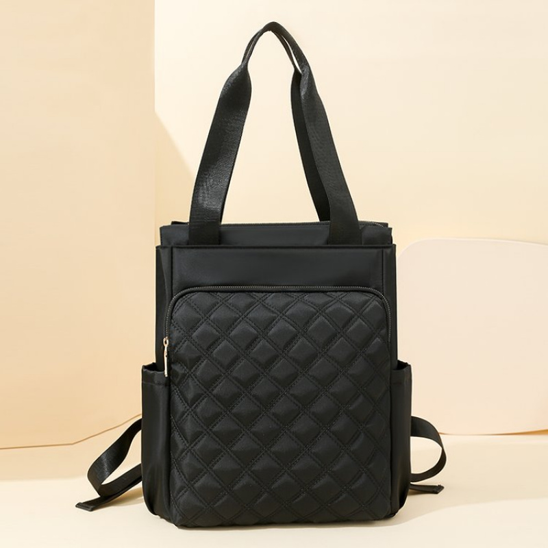 E-shop Nylon Stoff 2024 Sommer Rucksack mit Reißverschluss, Einheitsgröße | Lässiger Stil, Leichtgewicht, Reißverschluss, Verstellbarer Riemen,
