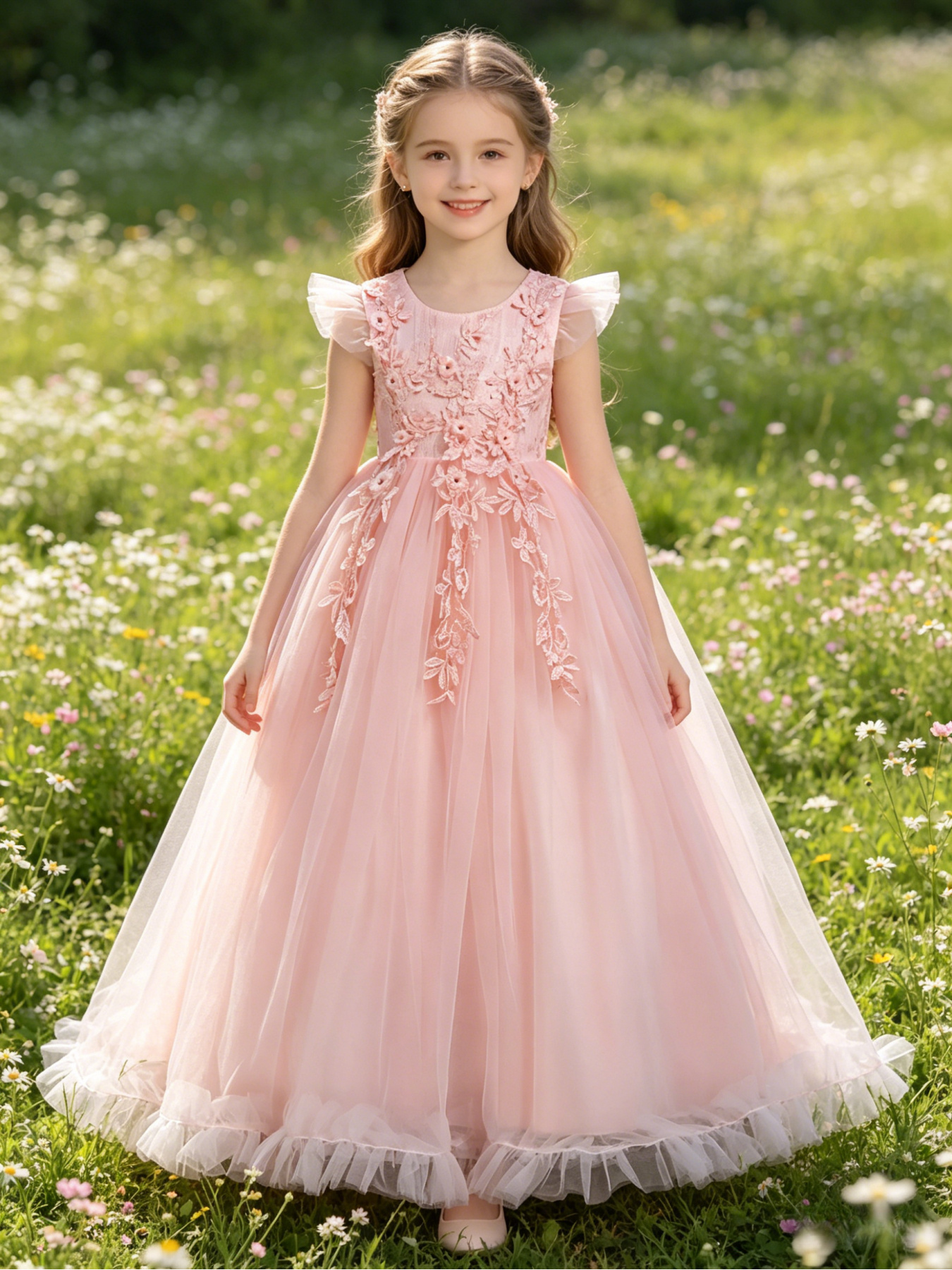 girls bridesmaid dresses sold on Temu United States
