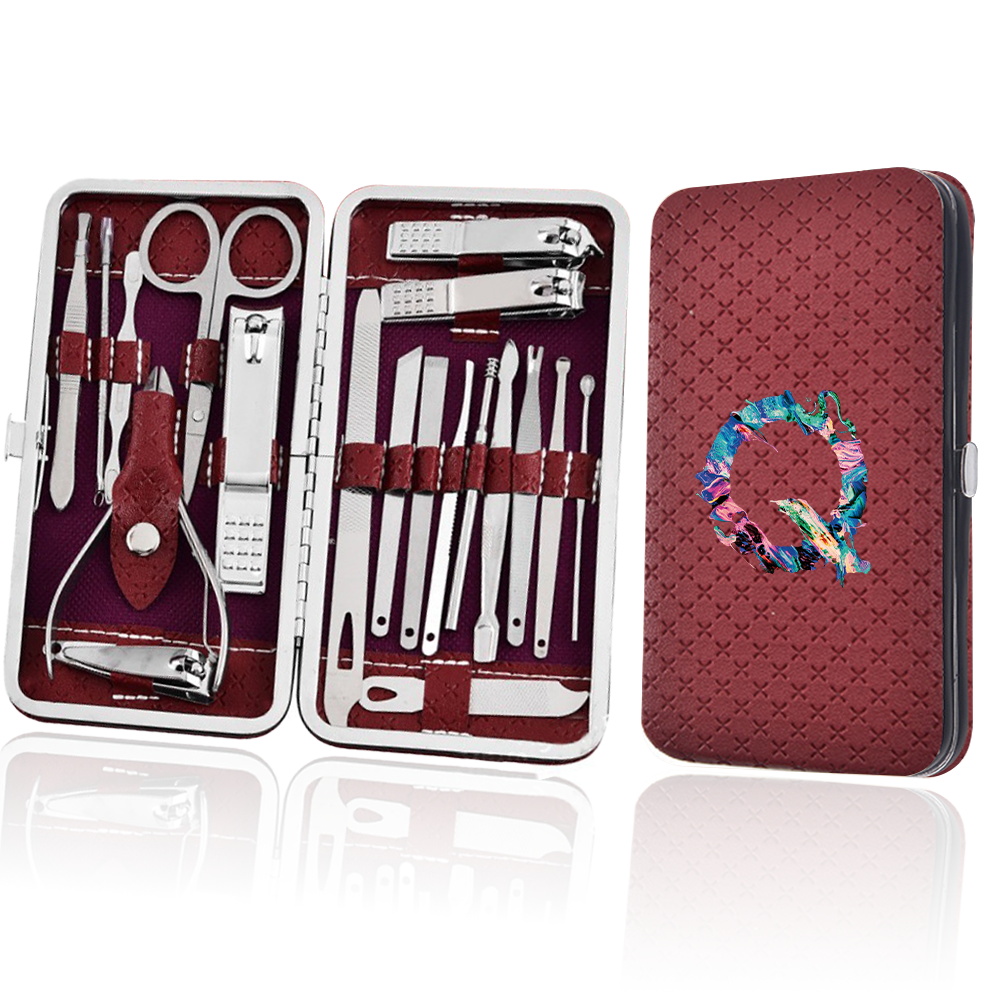 Durable Manicure Set for Daily Use with Case