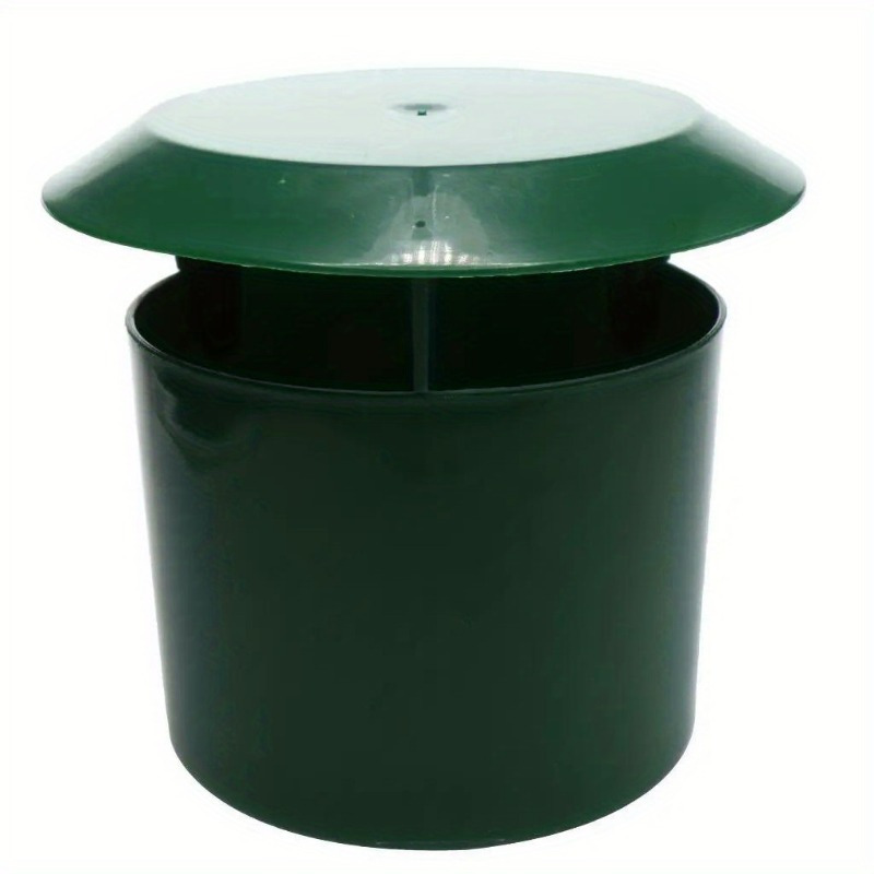 Capcană din plastic pentru melci și melci - Control non-toxic de înaltă calitate a dăunătorilor de grădină, fără rău pentru legume și flori, capcană verde durabilă pentru agricultura urbană și grădinile de acasă, 10x11cm