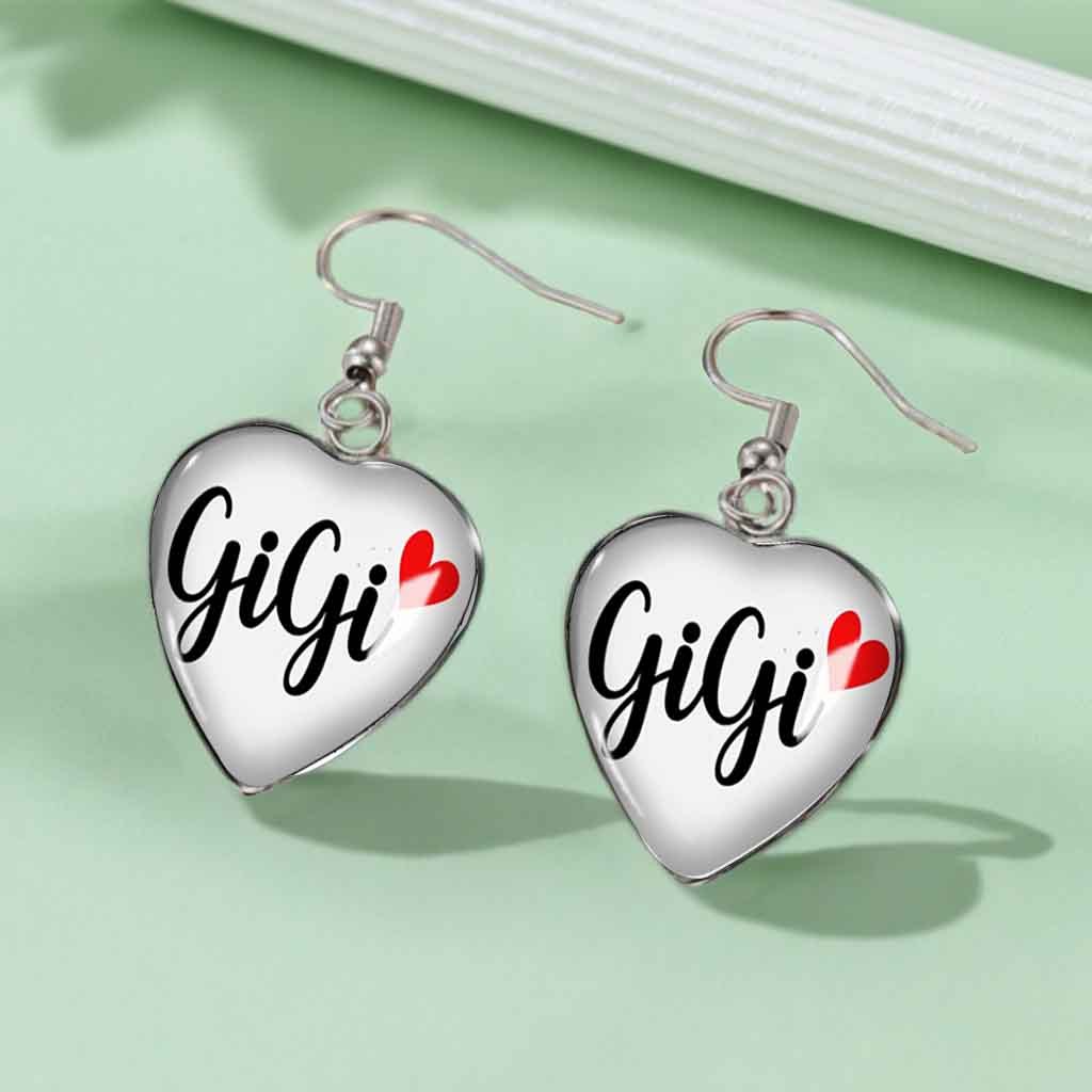 TEMU 1 Pair Of Unique "" And Red Heart Earrings, Jewelry Perfect For Daily Wear. An Ideal Gift For Valentine's Day, Weddings, Or Birthdays