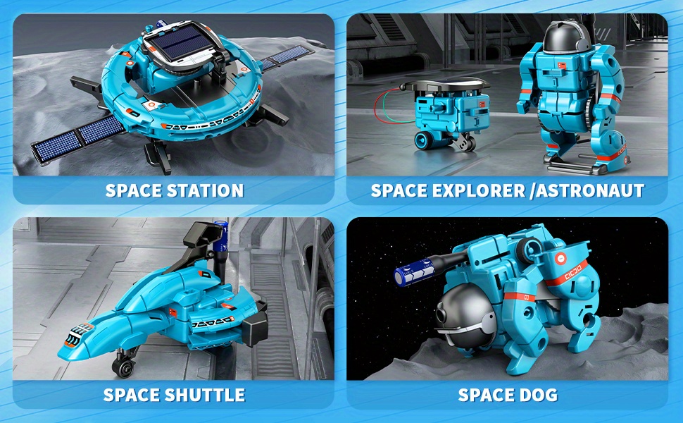 120pcs STEM Building Robots Toy for Kids Ages 8-12, Science Kits, Solar Space Toys Gifts for 8 9 10 11 12 Year Old Teen Boys Girls