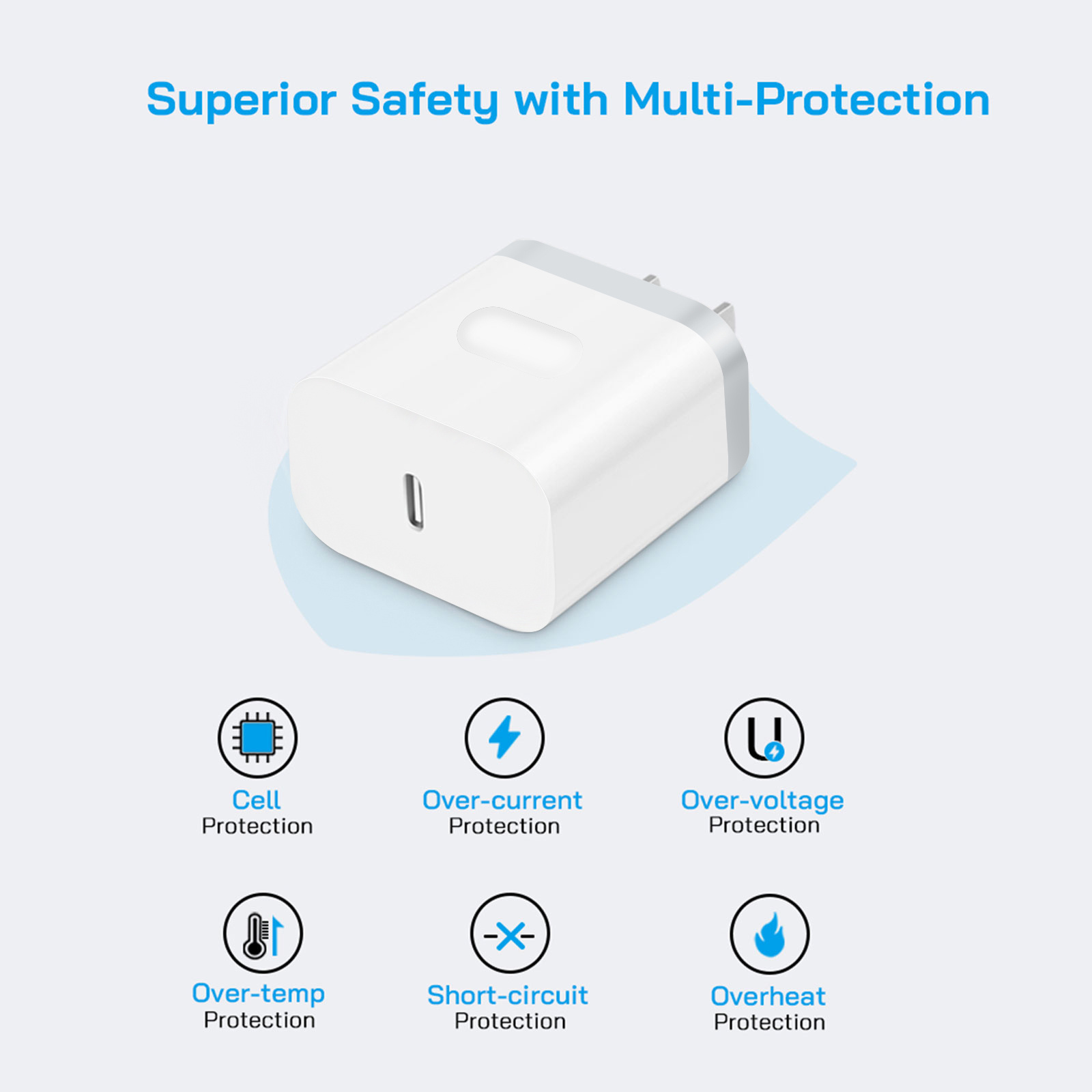 pack fast charging usb c wall charger 10 20w power adapter Temu