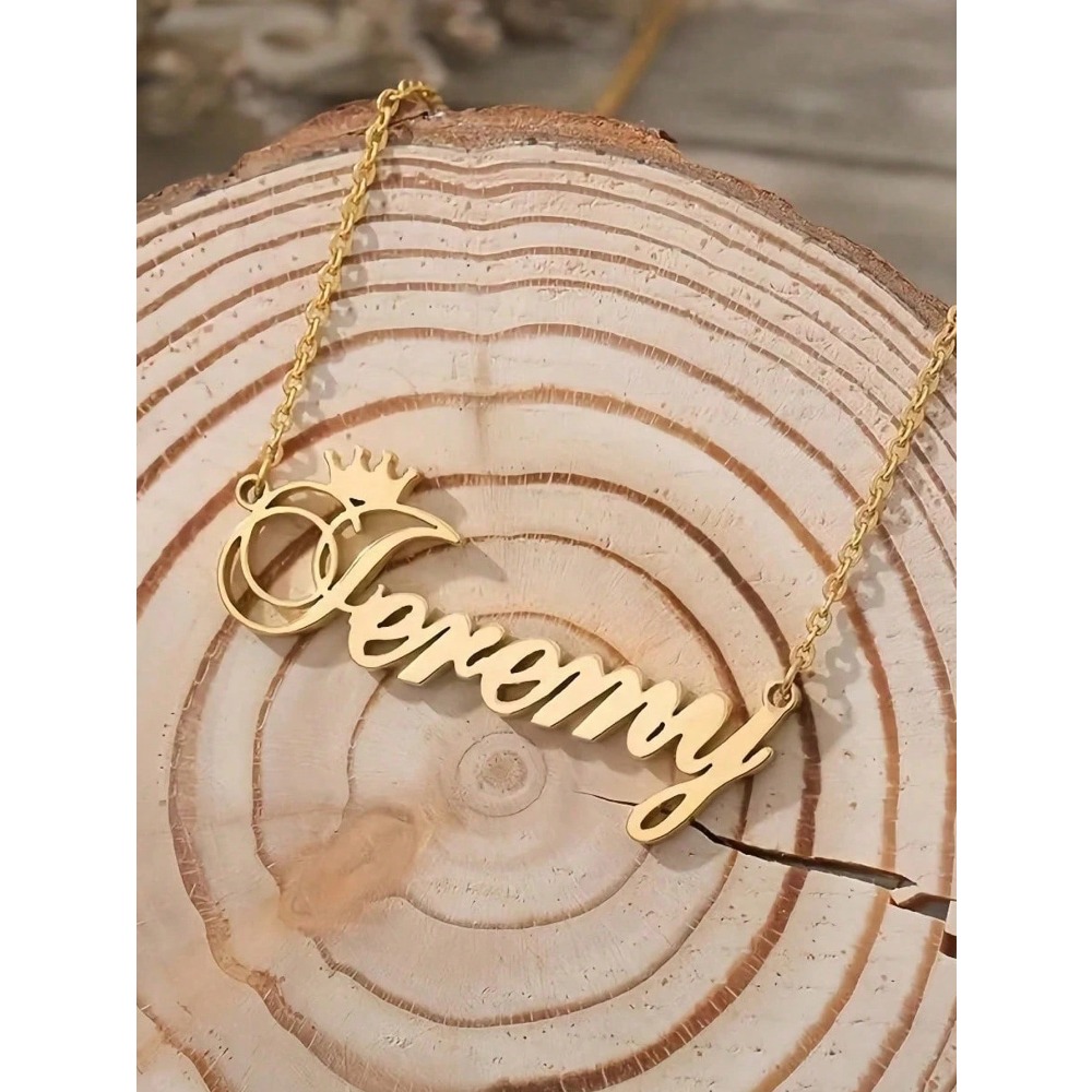 Personalized Stainless Steel Necklace — Customized Gift