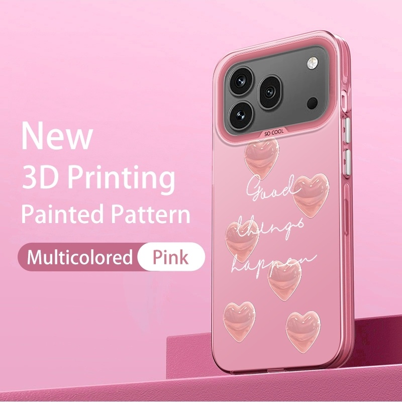Etui za telefon - Barvni srebrn, primeren za Honor 600 Pro, fleksibilen silikonski etui, odporen na udarce, z vzorcem ljubezenskega potiska