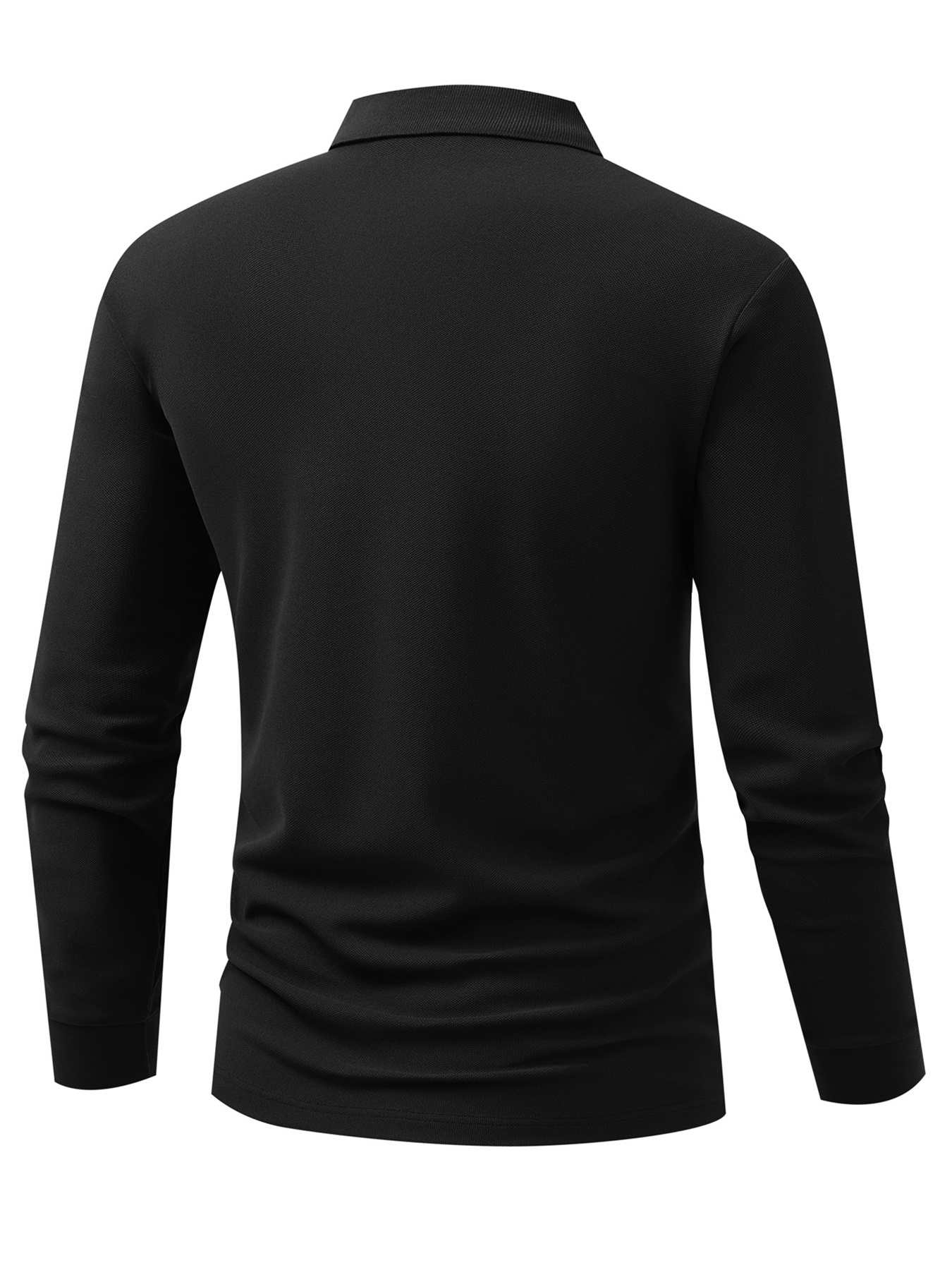 3pcs set of fashion mountain logo new mens fashion lapel long sleeve   shirts print patterns casual sports regular fit comfortable versatile business   easy suitable for tennis training and daily wear