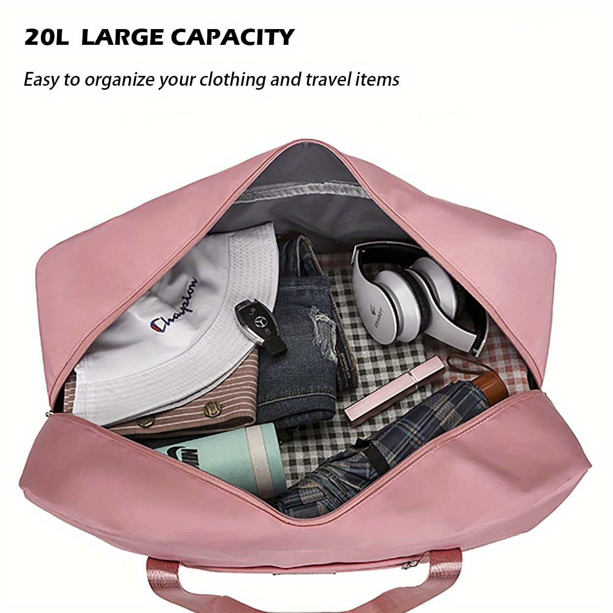 travel duffel bag personal item bag carry luggage Temu
