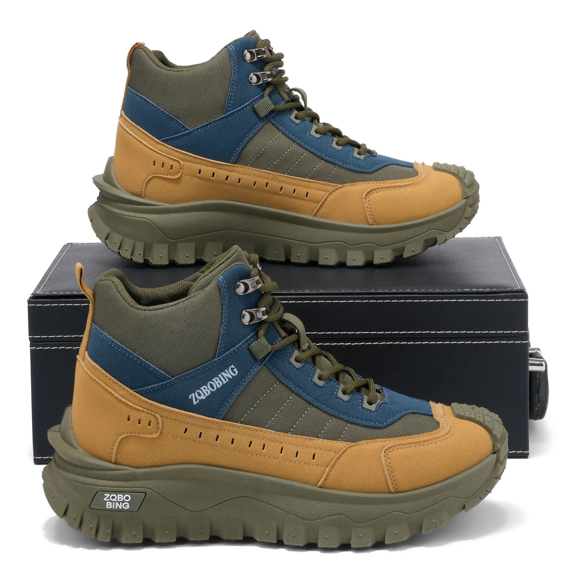 Unisex High-Top Hiking Boots for Winter Trekking