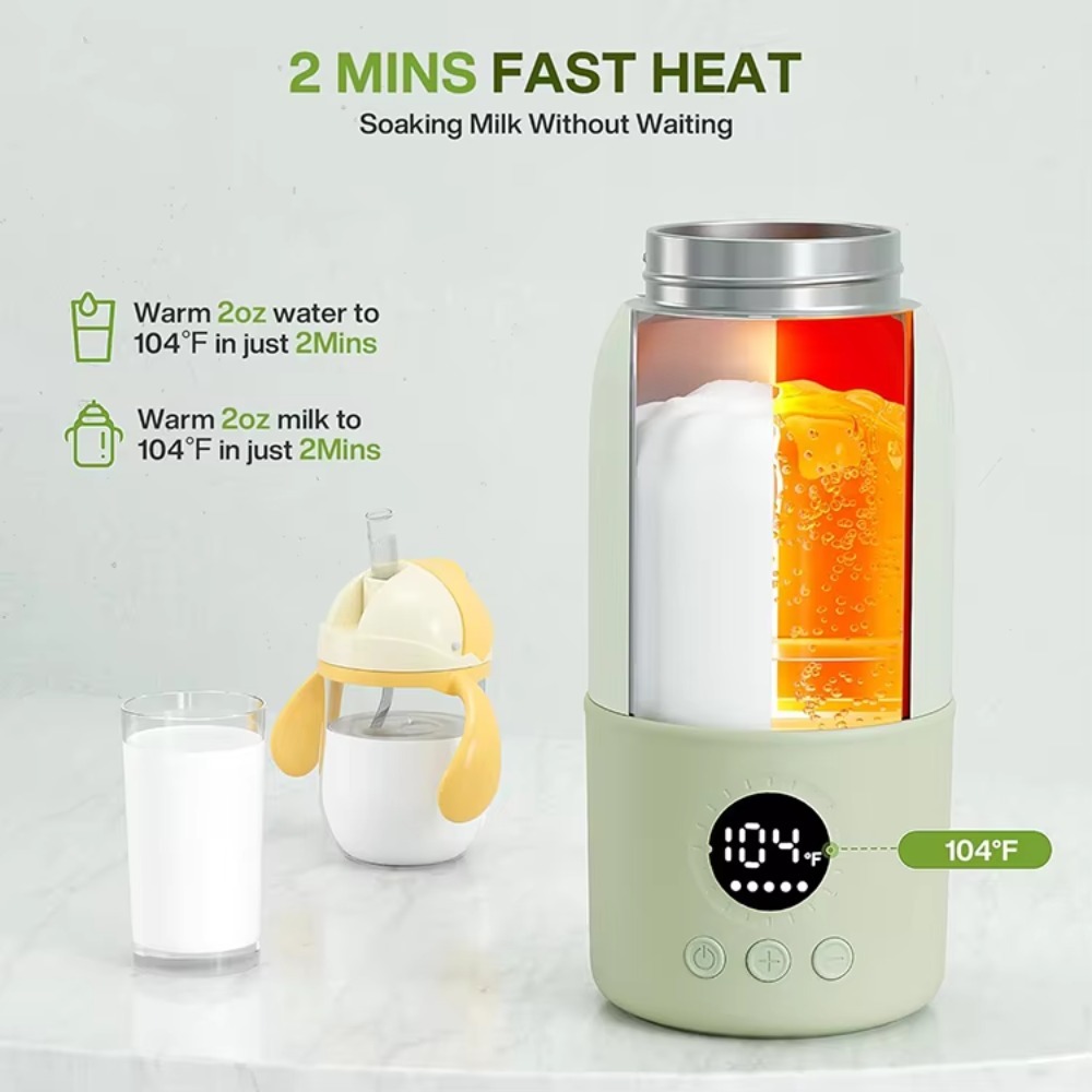 Portable Breast Milk Warmer, Bottle Heater, Car Bottle Warmer, Ideal Gift for Newborns