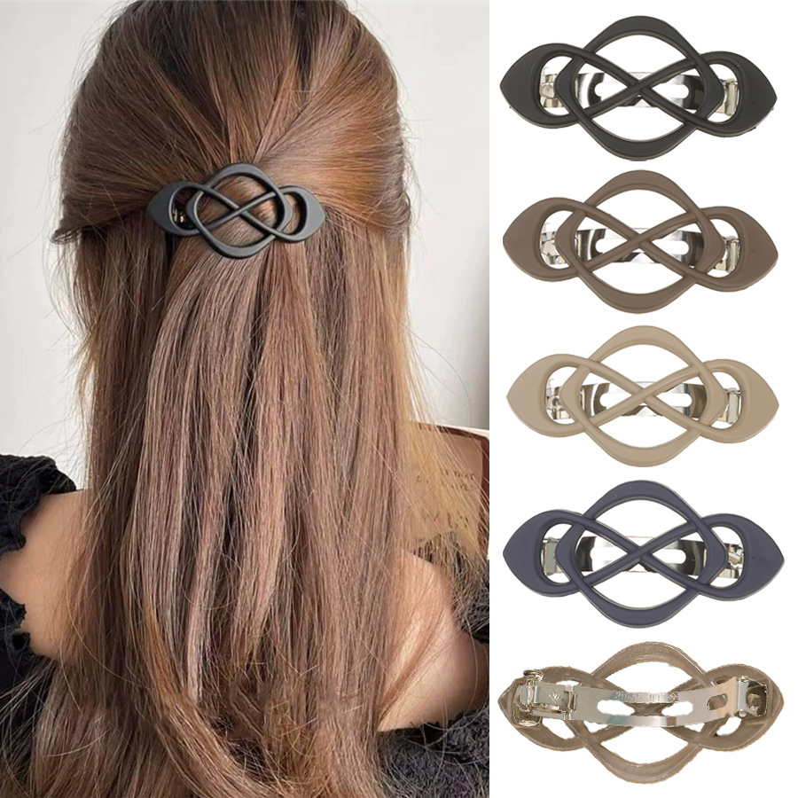 black hair barrettes sold on Temu United States display picture 1