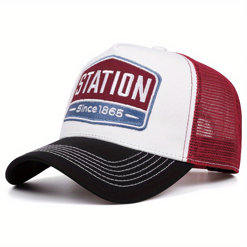 A Multifunctional Baseball Cap Suitable For Spring And Summer, A Breathable Mesh Cap For Men Designed For Hot Weather, And An Hat With A Fit