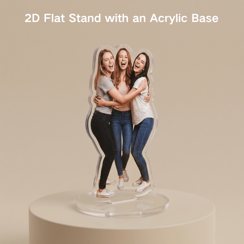 TEMU [2D Flat] Supporto Acrilico Personalizzato per | Targa Acrilica Personalizzata | Espositore Fotografico Acrilico Personalizzato | Supporto