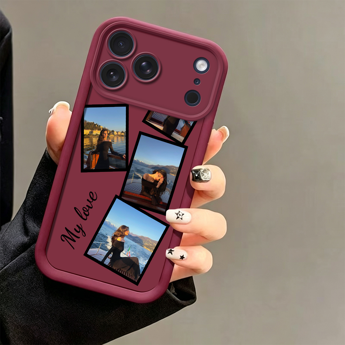 Image of Phone Case: Personalized Custom Photo Collage Stepped Full Coverage Tpu Soft Shockproof Phone Case For Iphone 17, 17 Air, 17 Pro, 17 Pro Max