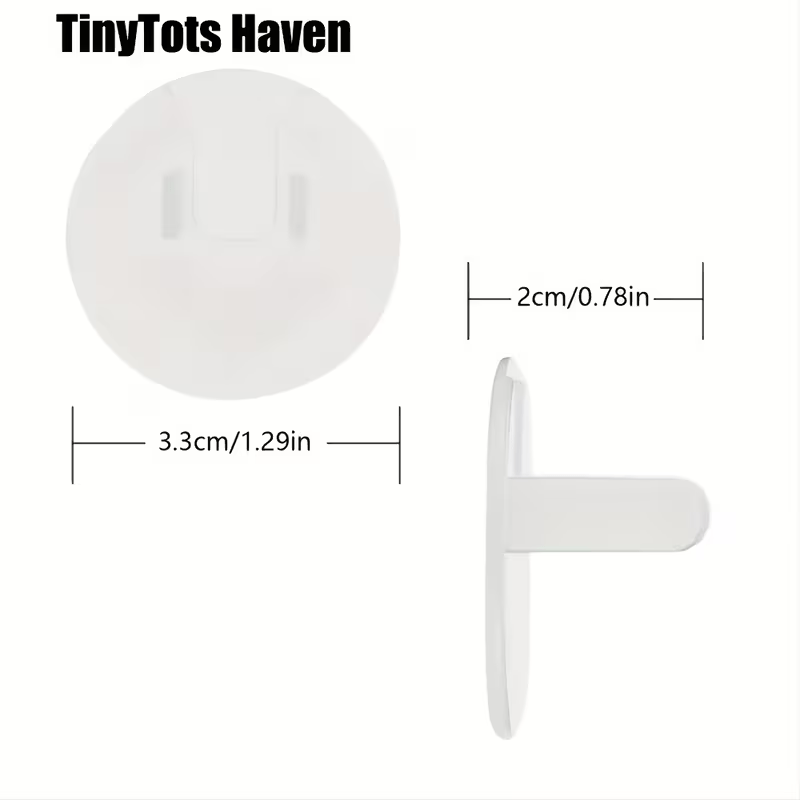 15/30pcs Electric Shock-Proof Outlet Covers for Childproofing