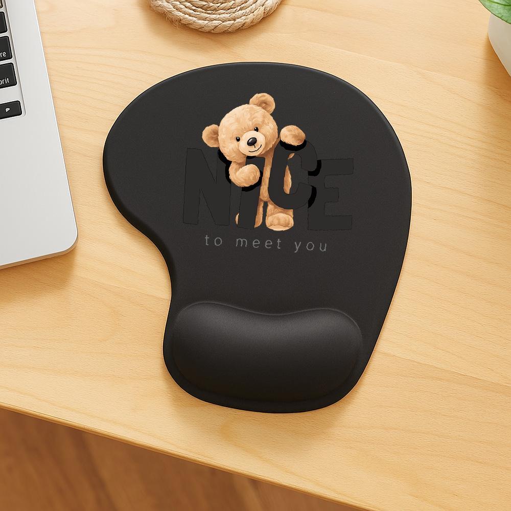 TEMU Tappetino per Mouse con Stampa Orsetto - per e Inverno | Accessori per Scrivania Ufficio | Decorazione per Scrivania | Essenziali per Ufficio |