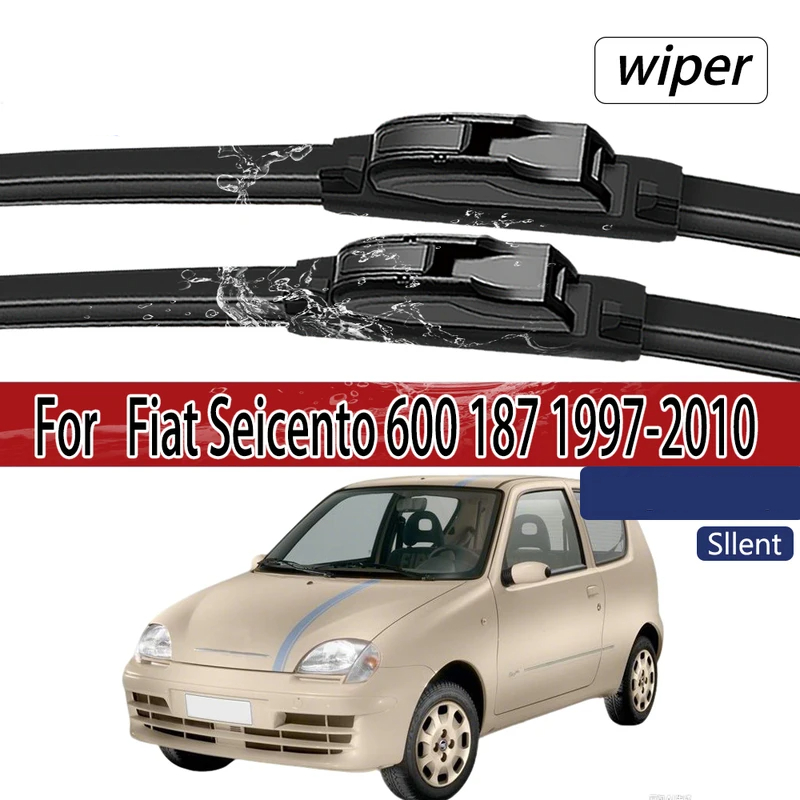TEMU LHD per Fiat 600 187 1997-2010 Spazzole tergicristallo anteriori 2 pezzi Parabrezza Finestrino