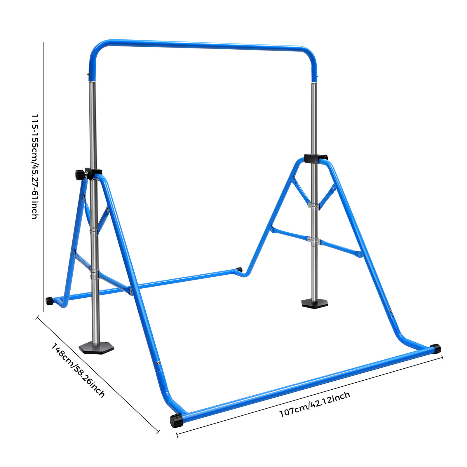 TEMU 80kg Fun Gymnastics Bars Expandable Training Monkey Folding Bars Climbing Tower Play