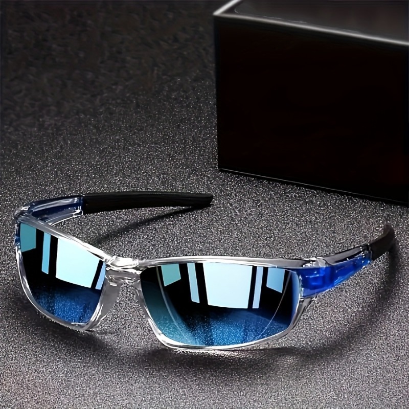TEMU 1 Pair Of Classic Neutral , Stylish Design Suitable For Daily//driving/social Occasions, With Exquisite Glasses Bag, The For Holiday Gifts