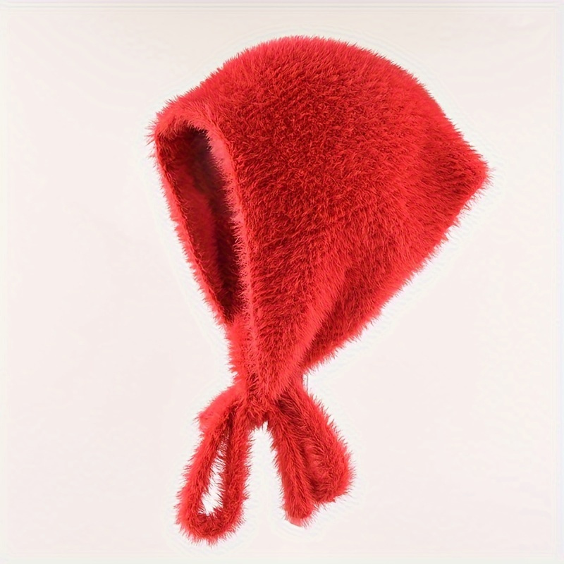 

Christmas - Knitted Earmuffs Tassel - Washable Occasion Hat