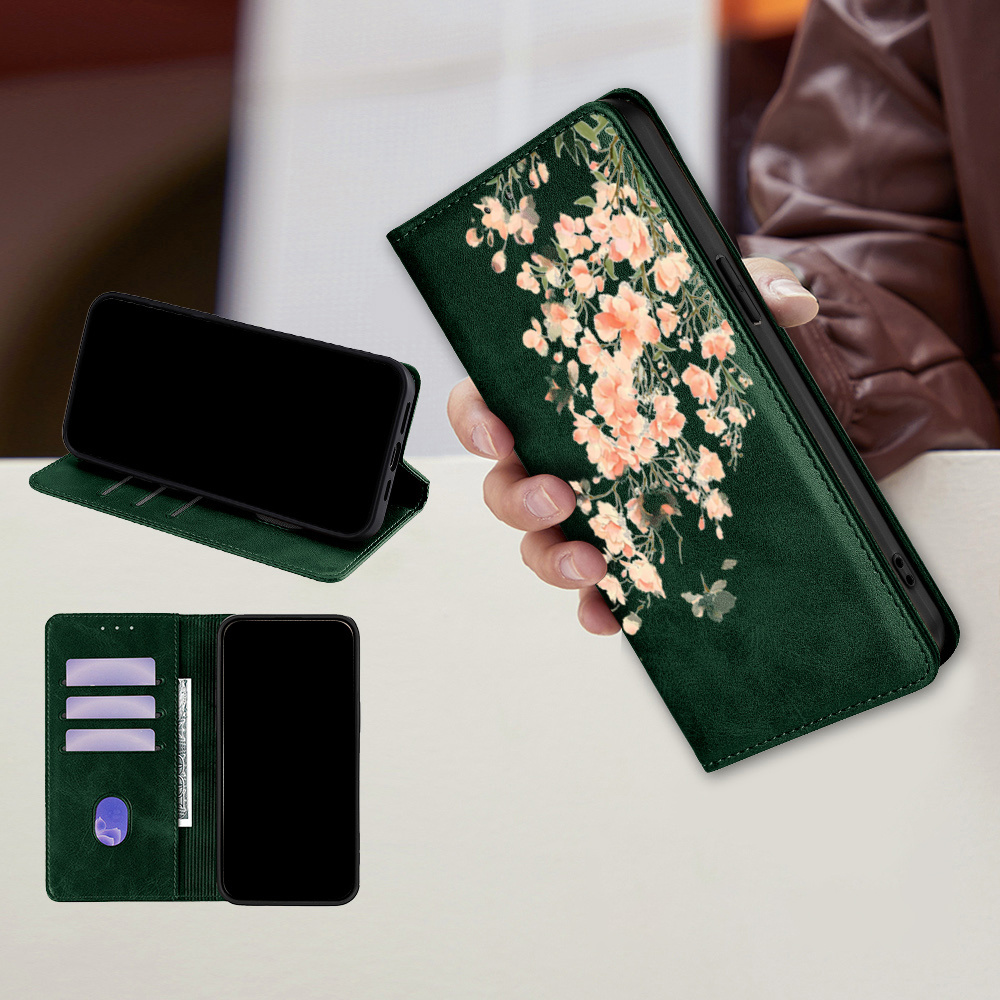 TEMU Phone Case - Suitable For Galaxy A15 5g A17 A16 5g A16 4g 5g A55 5g A35 A25 A54 A34 A14 A10 A13 A71 A57 4g 5g Painting Rose Card Holder Bracket