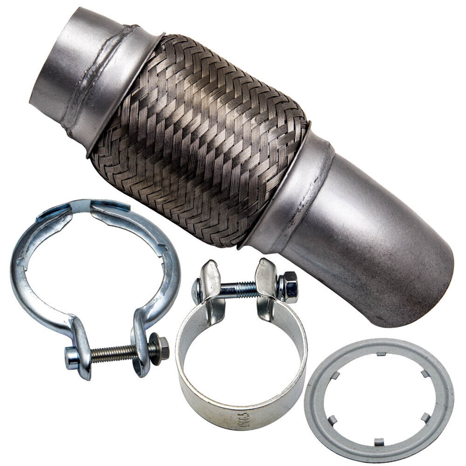 Exhaust Clamp Pipe Connector Stainless Steel Reducer Pipe Sleeve Exhaust Coupler