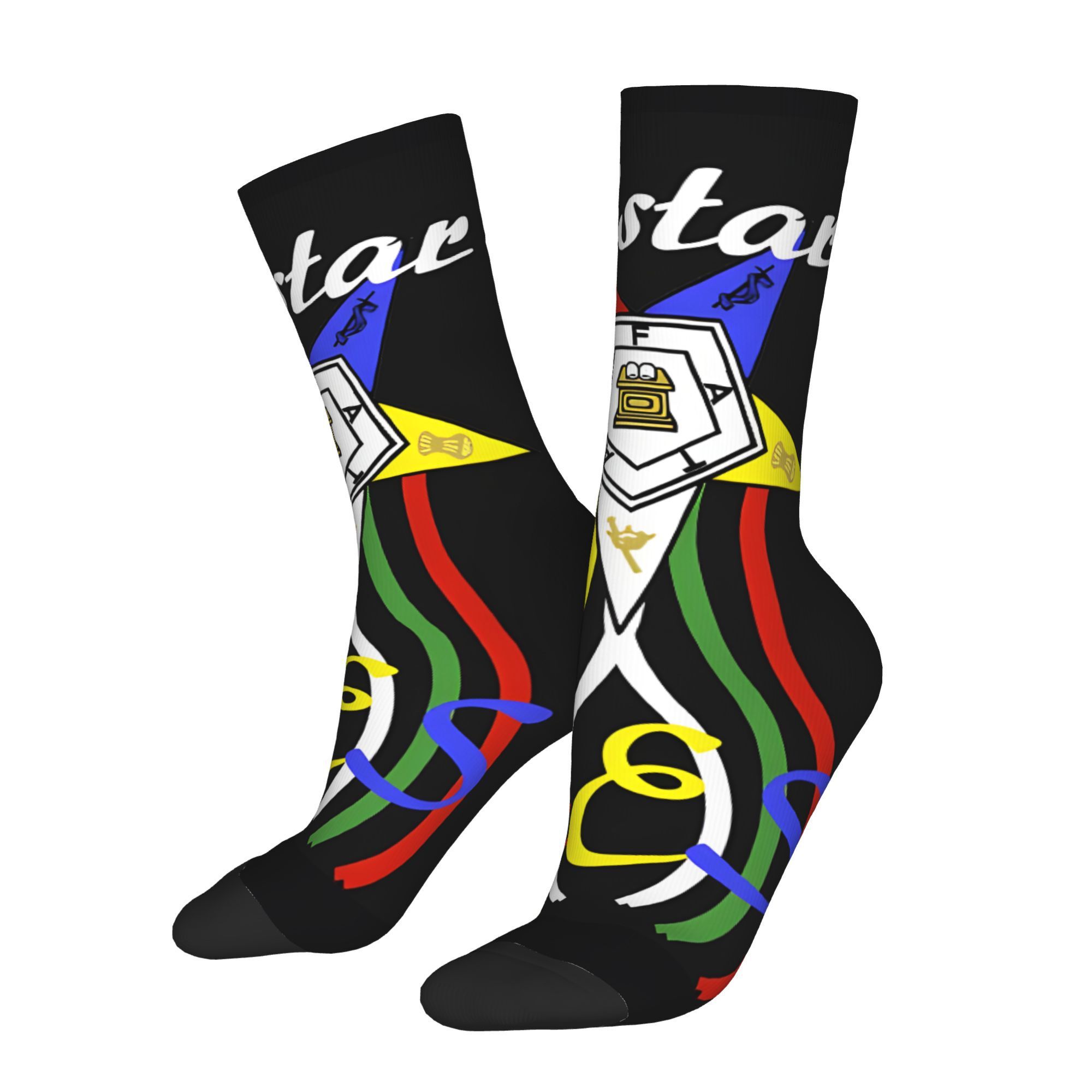 

1 Pair Oes Order Of Socks - 3d , Seamless Polyester , Casual Novelty Crew Socks For All