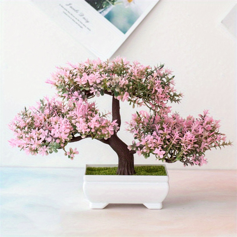 

Bonsaï Miniature Ultra-Réaliste en Pot - pour la Décoration de & du Bureau, Cadeau Idéal, Artificiel, Chef-d'Œuvre de Jardin, Ornement Esthétique d'Intérieur