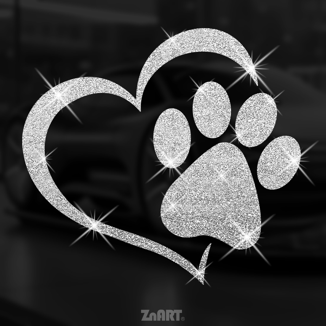 Image of 1pc Pets Vinyl Sticker For Cars, Shiny Decal For Truck Windows, And Stickers For Motorcycles And Laptops
