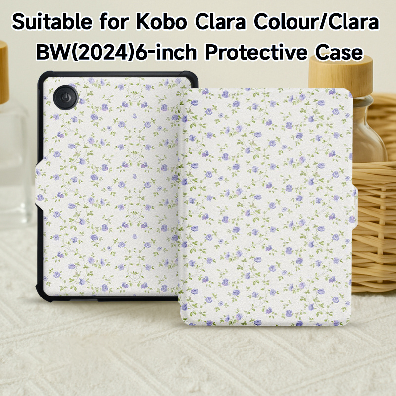 TEMU Capa Protetora de Moda para E-Reader Kindle 6 polegadas (10ª 2019 & 11ª 2022/2024), Color/ BW 2024 6 polegadas/ 2E (2022) 6 polegadas, Libra