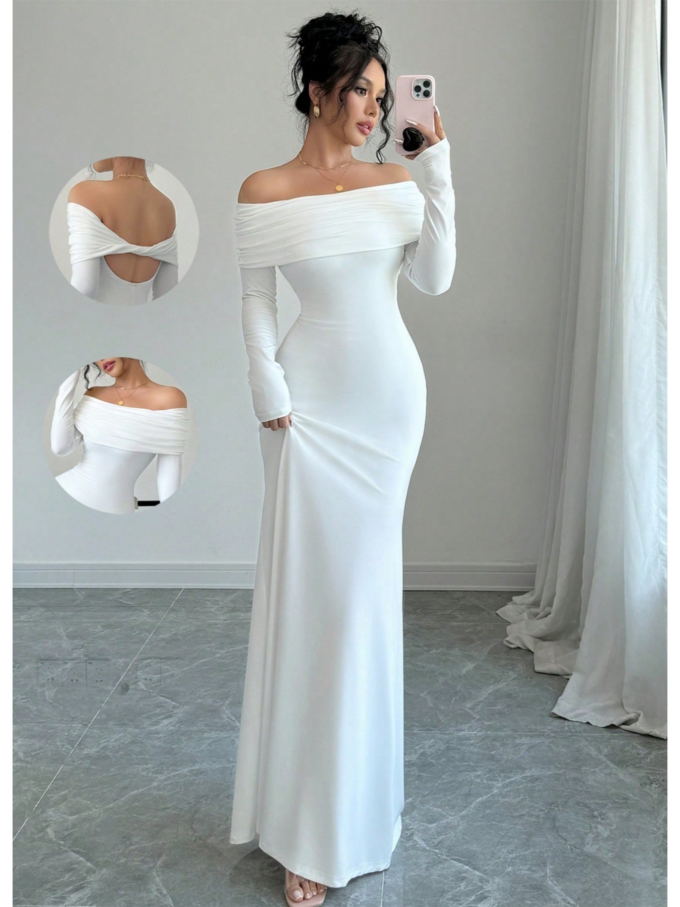 casual short white dress Jane Summers Strapless Designer Modern Short White Wedding and Chic Bridal Party Dress 6 / No Bow