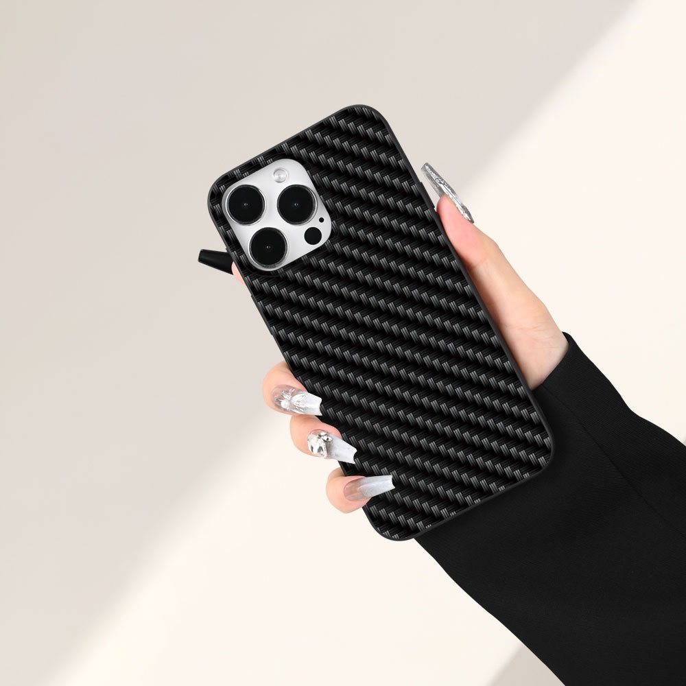 Custodia Per Telefono Normale In Vero Carbonio Forgiato Per IPhone 13 11 16 15ProMax 14 12 Pro Xs Max Mini Xr X 7 8 Plus Shell Coque