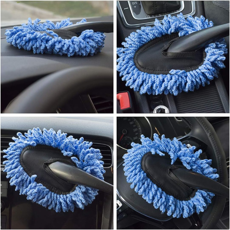 2pcs Car Brush, Car Maintenance, Microfiber Car Duster Exterior Scratch Free, Extendable Handle Interior Multipurpose Dust Cleaning Duster for Cars
