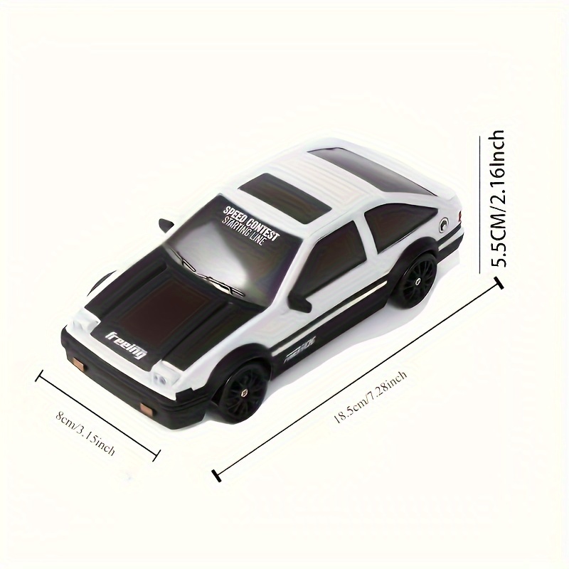 High-Speed 4WD RC Drift Racing Car with Cool Lights - Rechargeable, Multi-Color, Perfect Birthday Gift for Youngsters