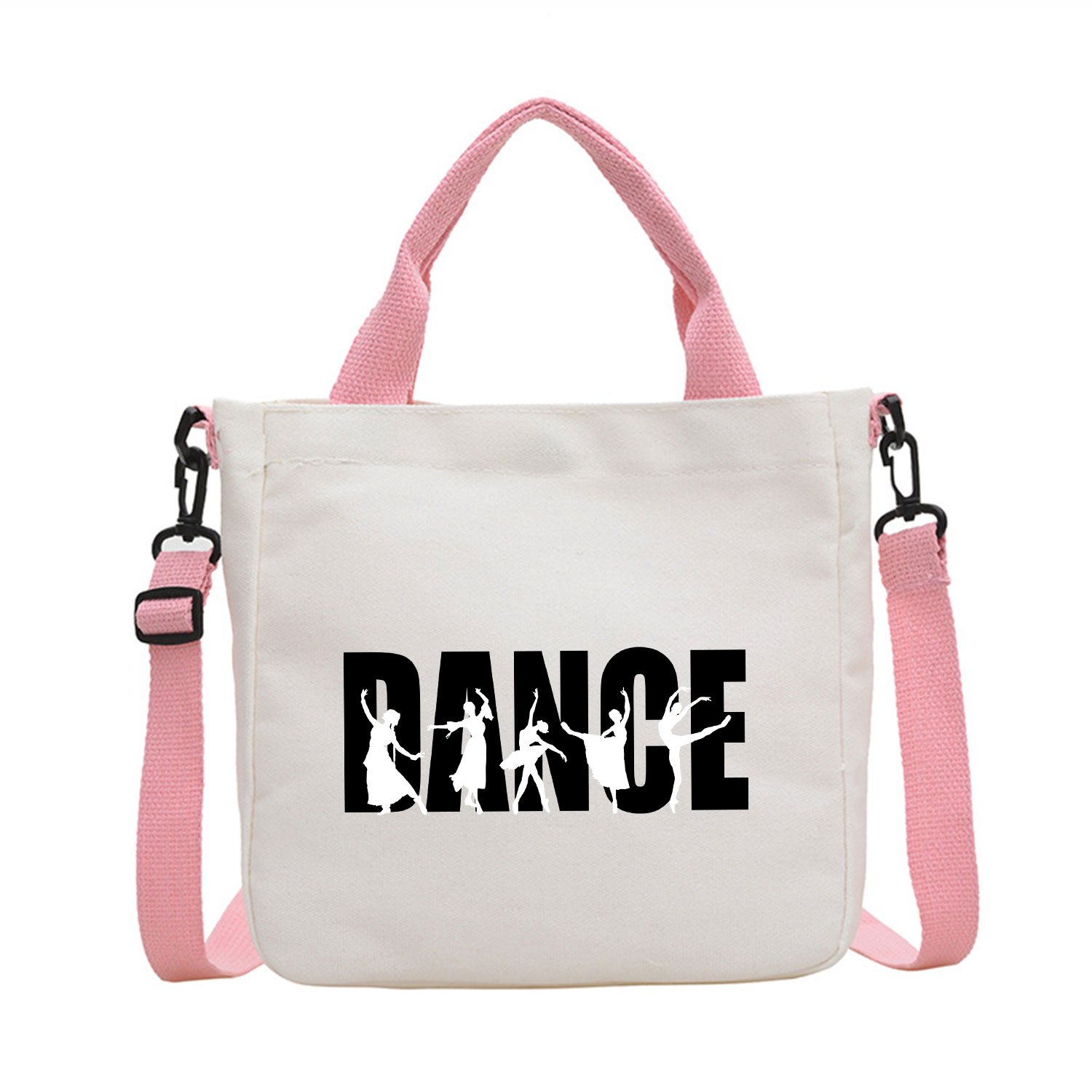TEMU Borsa a Tracolla e a con Tema - Grande Capacit� con Motivo (Balletto/Moderno) - per Shopping, Pendolari, Lezioni di - Convertibile in Borsa a