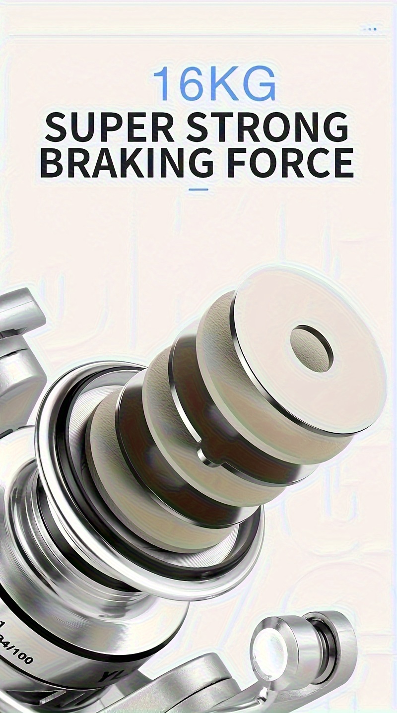 [Metal Fishing Reel] Metal Spinning Wheel with Swinging Arm Fishing Reel | Ergonomically Designed Handle, Durable Metal Arm, Suitable for Sea Fishing Rods, Freshwater and Saltwater Fishing | Made of Multi-Colored Stainless Steel and PA Body, Perfect Gift for Christmas, Valentine's Day, or Fishing Enthusiasts